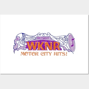 Detroit WKNR Motor City Hits Posters and Art